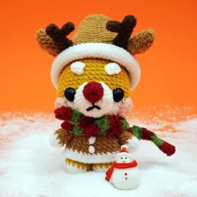 Christmas Shiba Animal Toy Crochet Kit