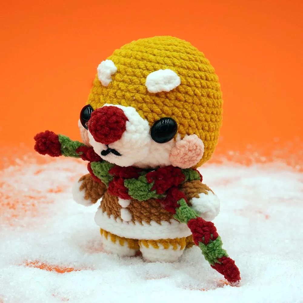 Christmas Shiba Animal Toy Crochet Kit