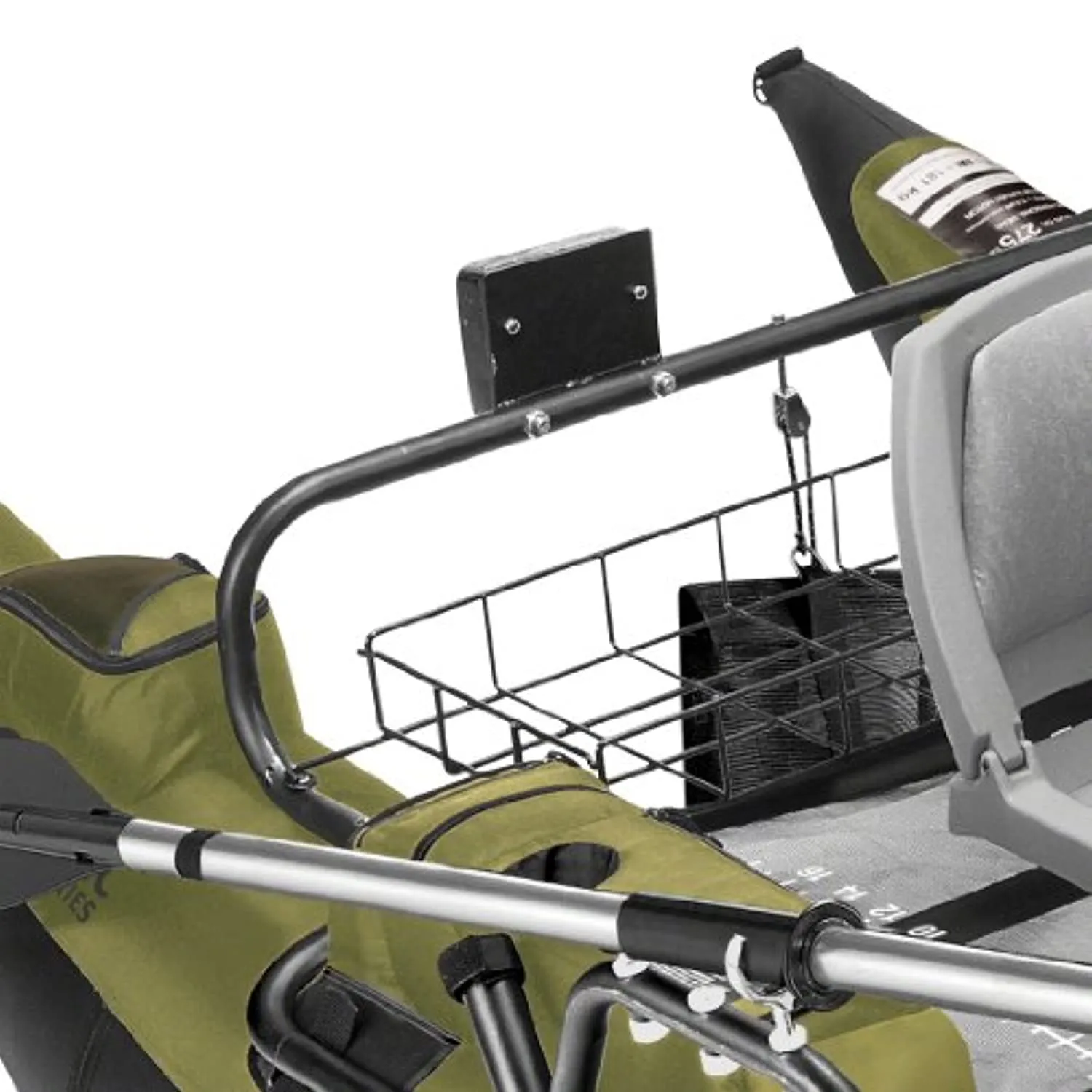 Classic Inflatable Fishing Pontoon Boat With Motor Mount