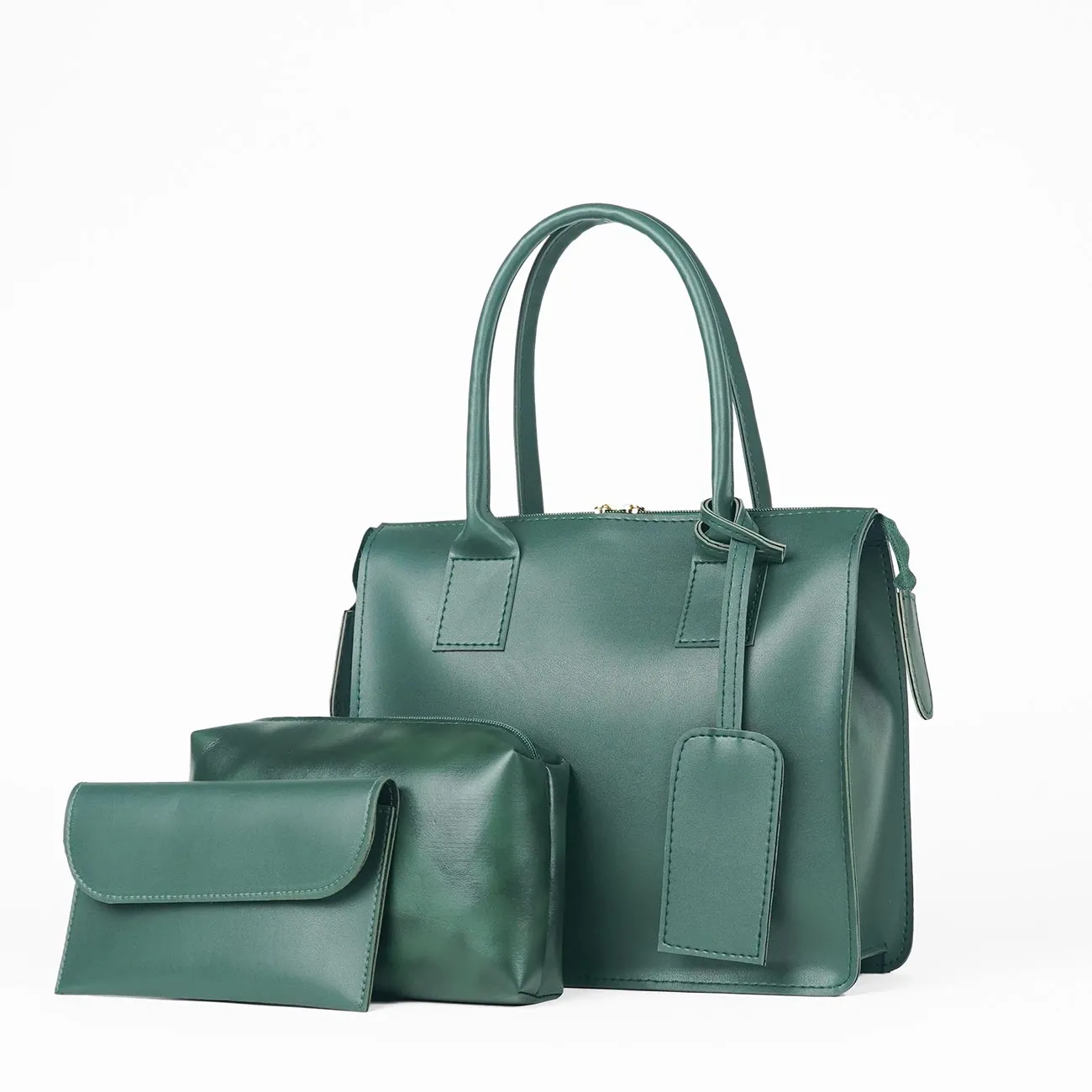 Clever set of 3 Bag Green