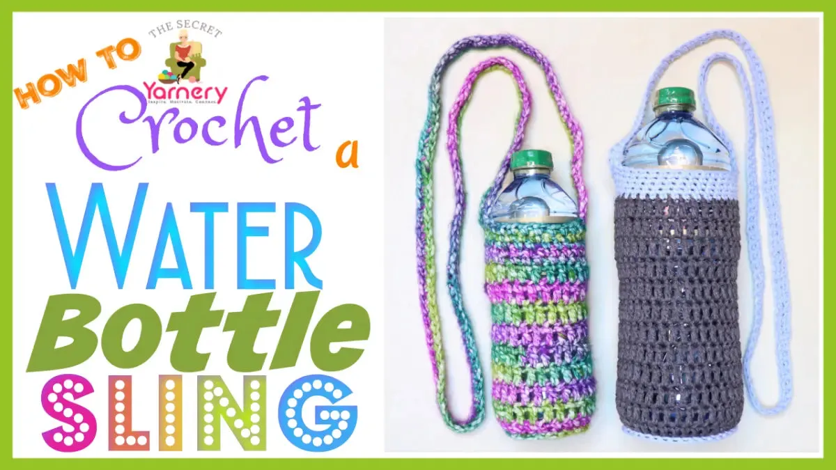 Crochet Water Bottle Sling – Easy Crochet Pattern for Hands-Free Fun