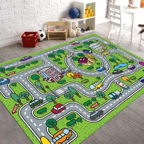 Cute Cartoon Game Rug Large Nonslip Floor Mat for Home Decor