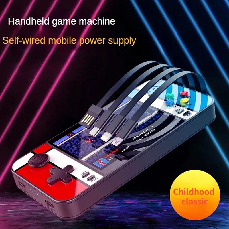 D41 2-in-1 Handheld Game Console Power Bank