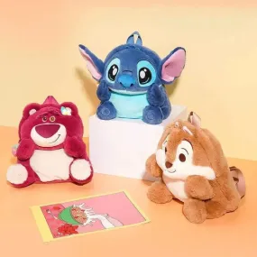 Disney Stitch and Lotso Plush Backpack