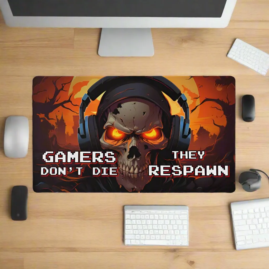 Dont Die they Respawn Gaming Mat