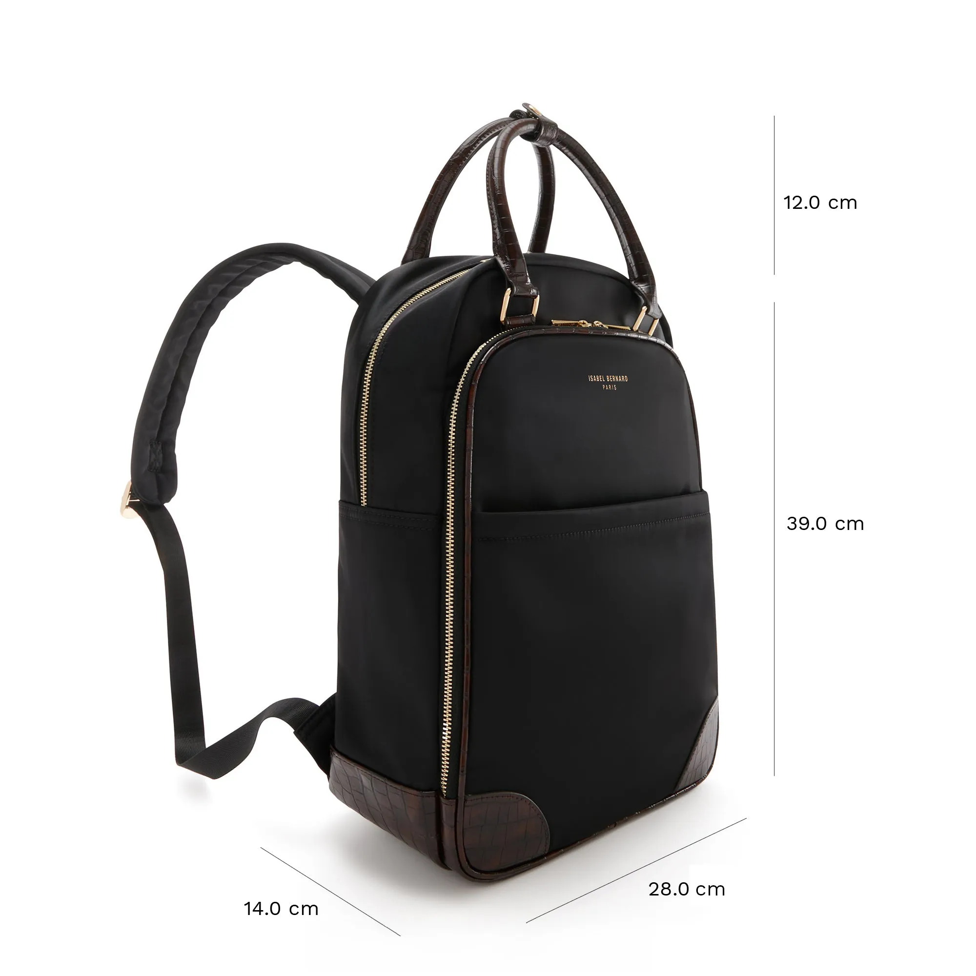 Du Louvre Cher black backpack