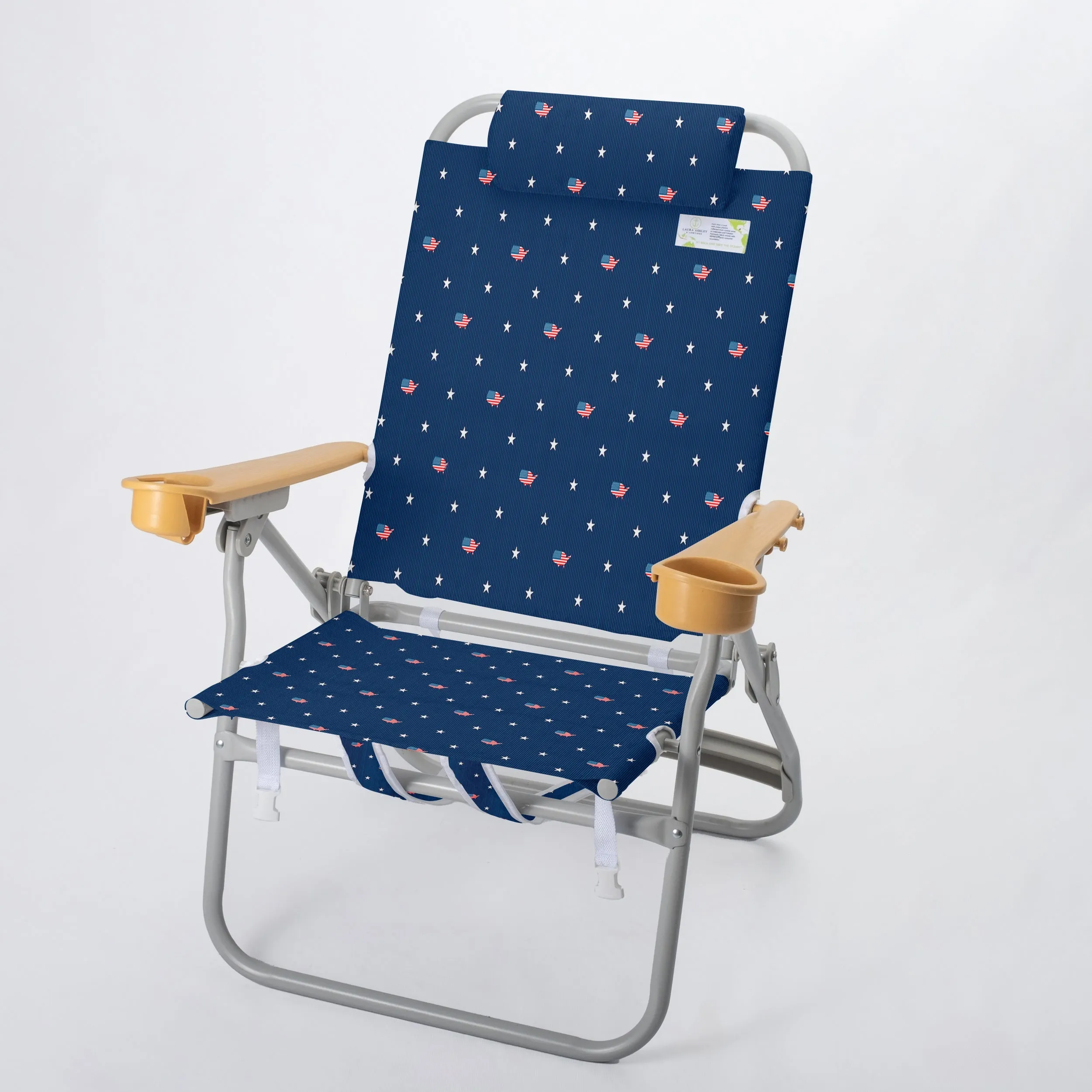 Dune High Beach Chair in American Flag