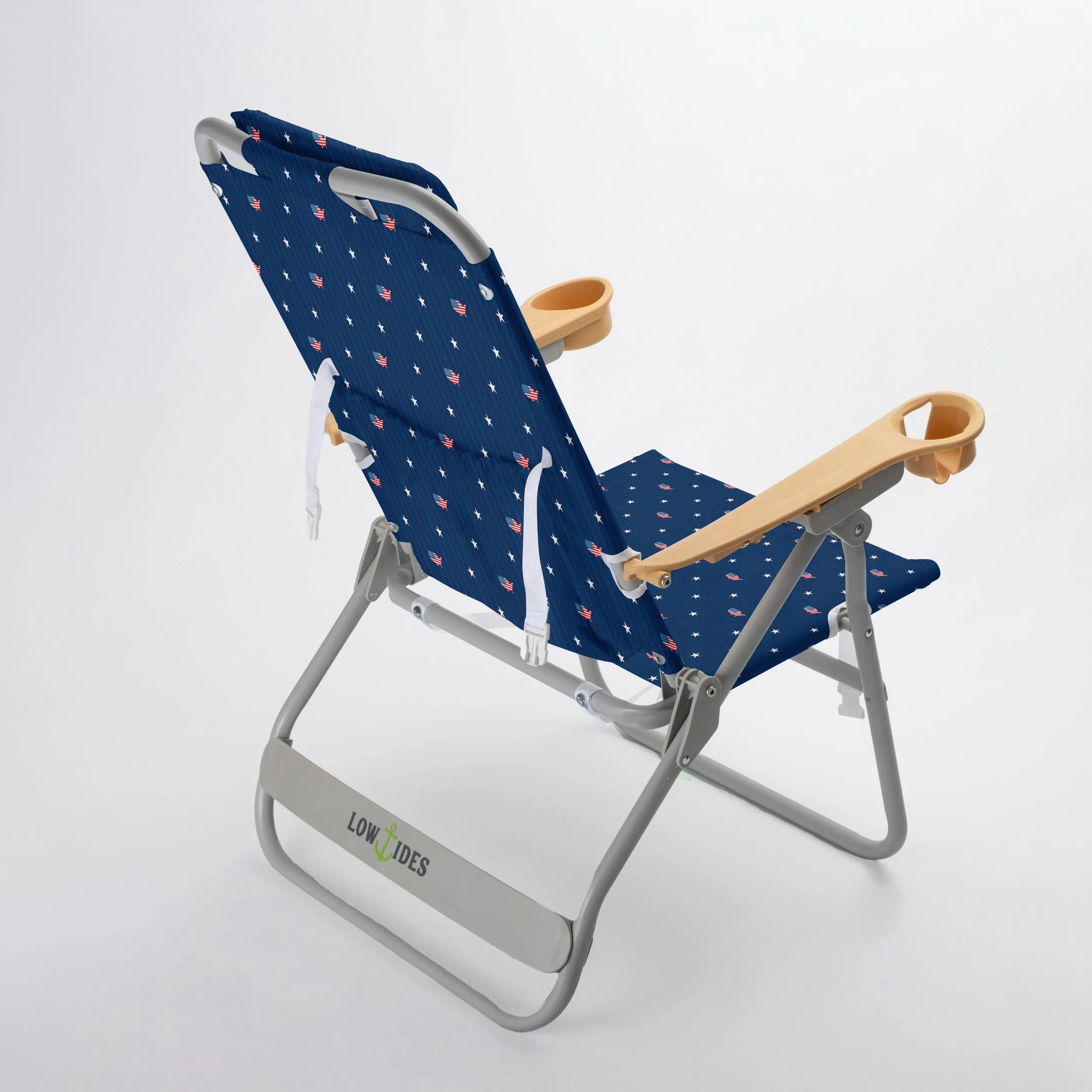 Dune High Beach Chair in American Flag