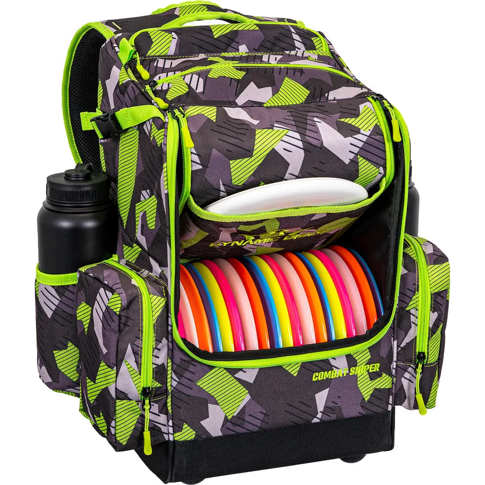 Dynamic Discs Combat Sniper Backpack Disc Golf Bag - Electric Camo