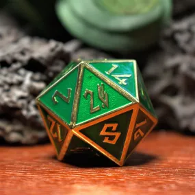 Emerald & Gold Metal 35mm D20