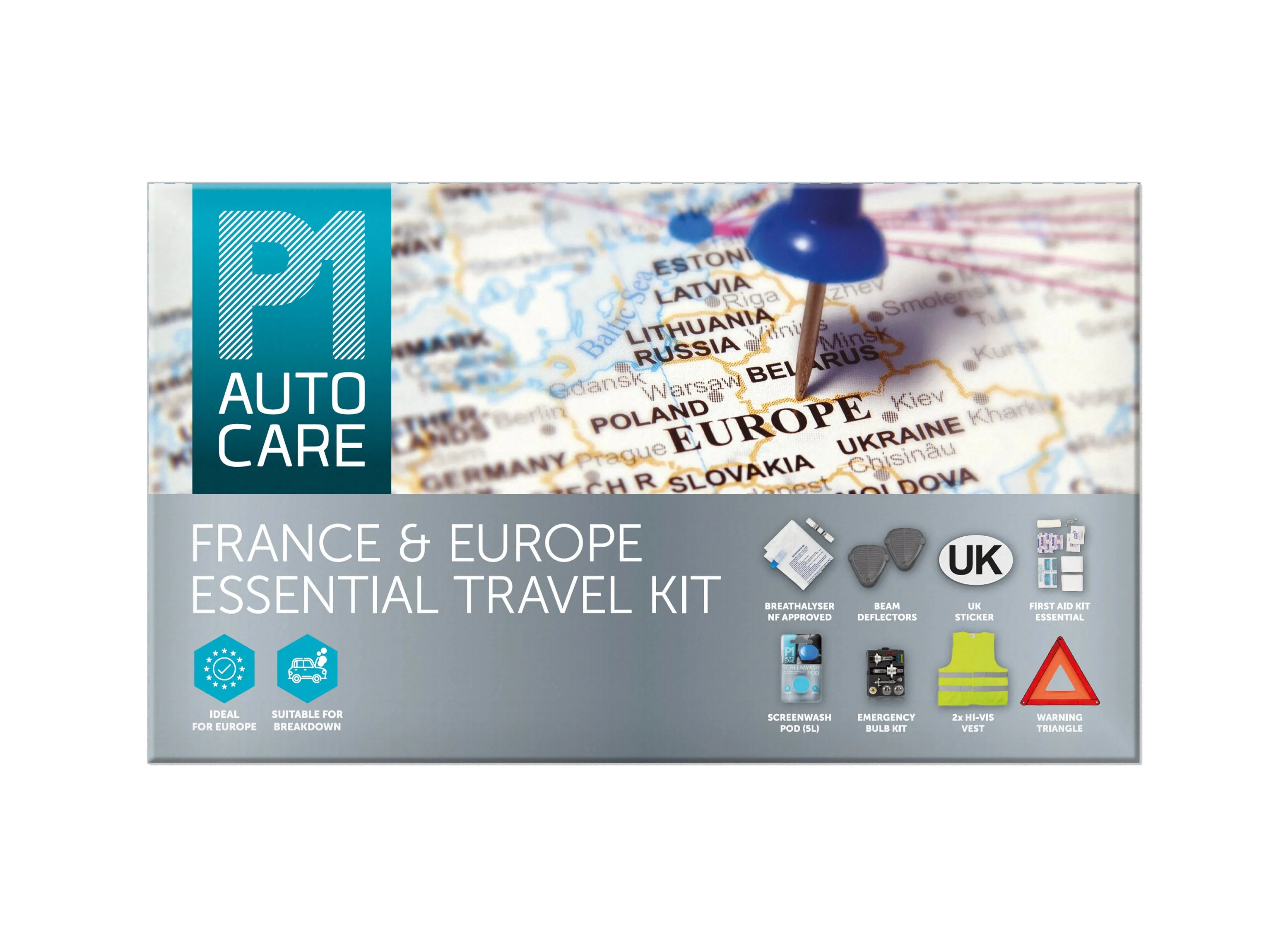 European Driving Kit - Essential European Travel Kit - France Travel Kit - EU Driving Kit