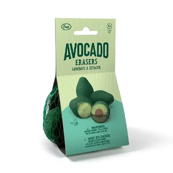 Fred & Friends Erasers | Avocado