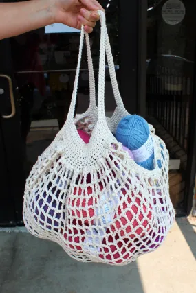 French Market Bag Kit--Crochet (Laines du Nord Ecotone)