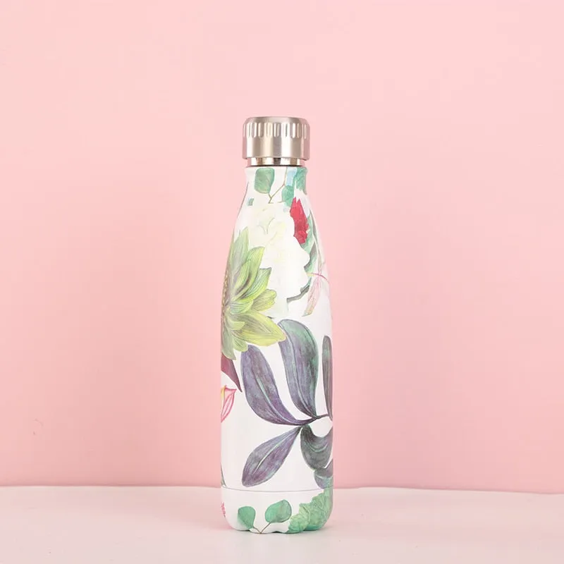 Funki Buys | Water Bottles | Floral Thermal Water Bottles 17oz