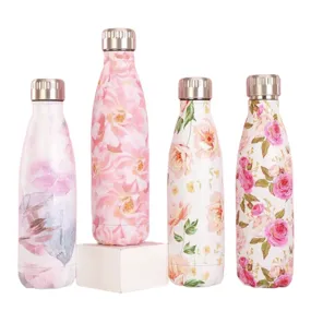 Funki Buys | Water Bottles | Floral Thermal Water Bottles 17oz