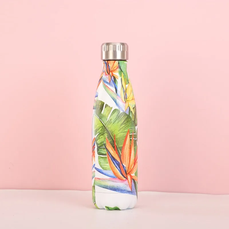 Funki Buys | Water Bottles | Floral Thermal Water Bottles 17oz