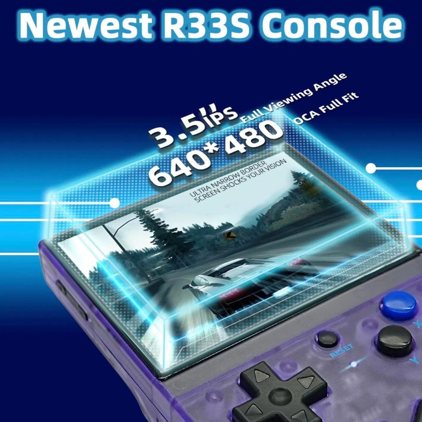 Game Console R33S| 15,000 Games 3.5" IPS 640x480 miyoo inspired