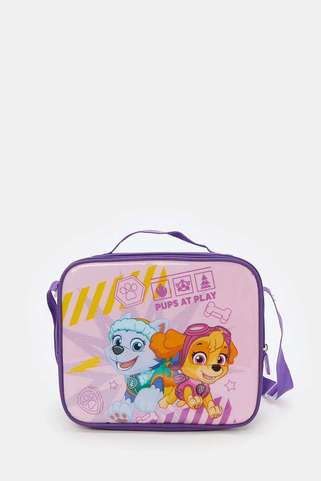 Girls Purple Paw Patrol Print Trolley Set (5 Piece)