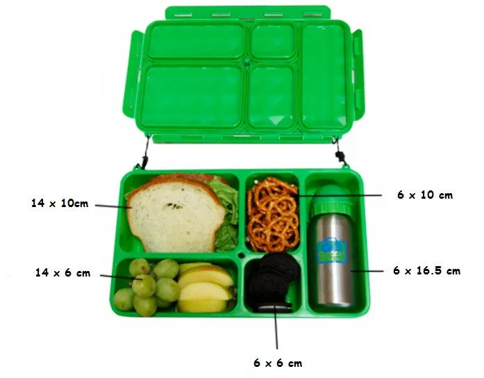 Go Green Lunch Box - Confetti with Purple Box