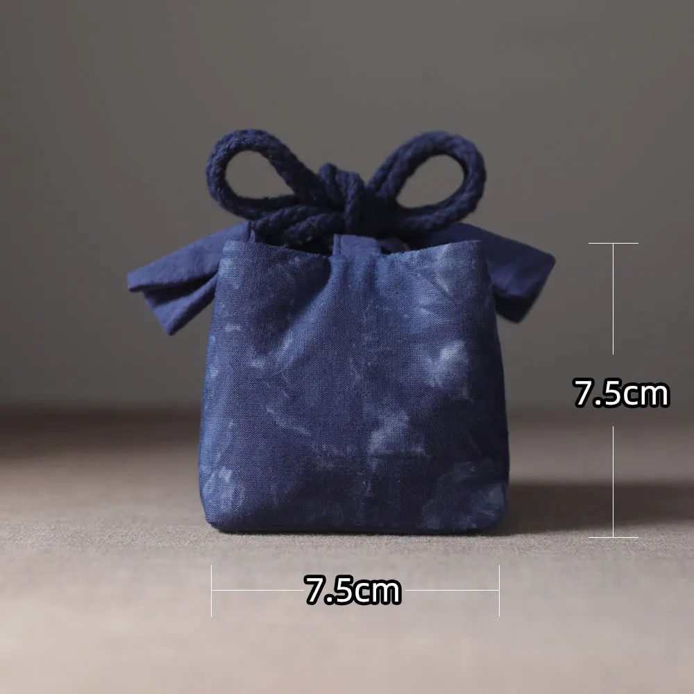 Gohobi Dyed Fabric Teaware Storage Travel Bag