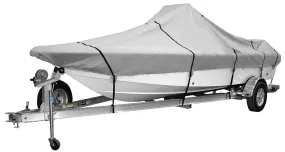 Goodsmann 600 Denier boat cover,water resistant,weather protection,trailerable,Silver Poly, Center Console Covers 9921-0132-31(A Fits 17'-19' V-Hull Boats, Beam width to 96")