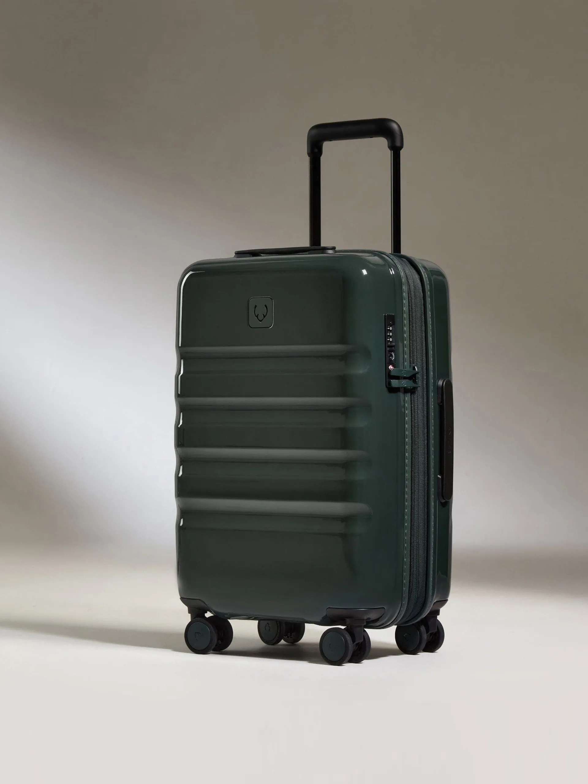 Green gloss suitcase