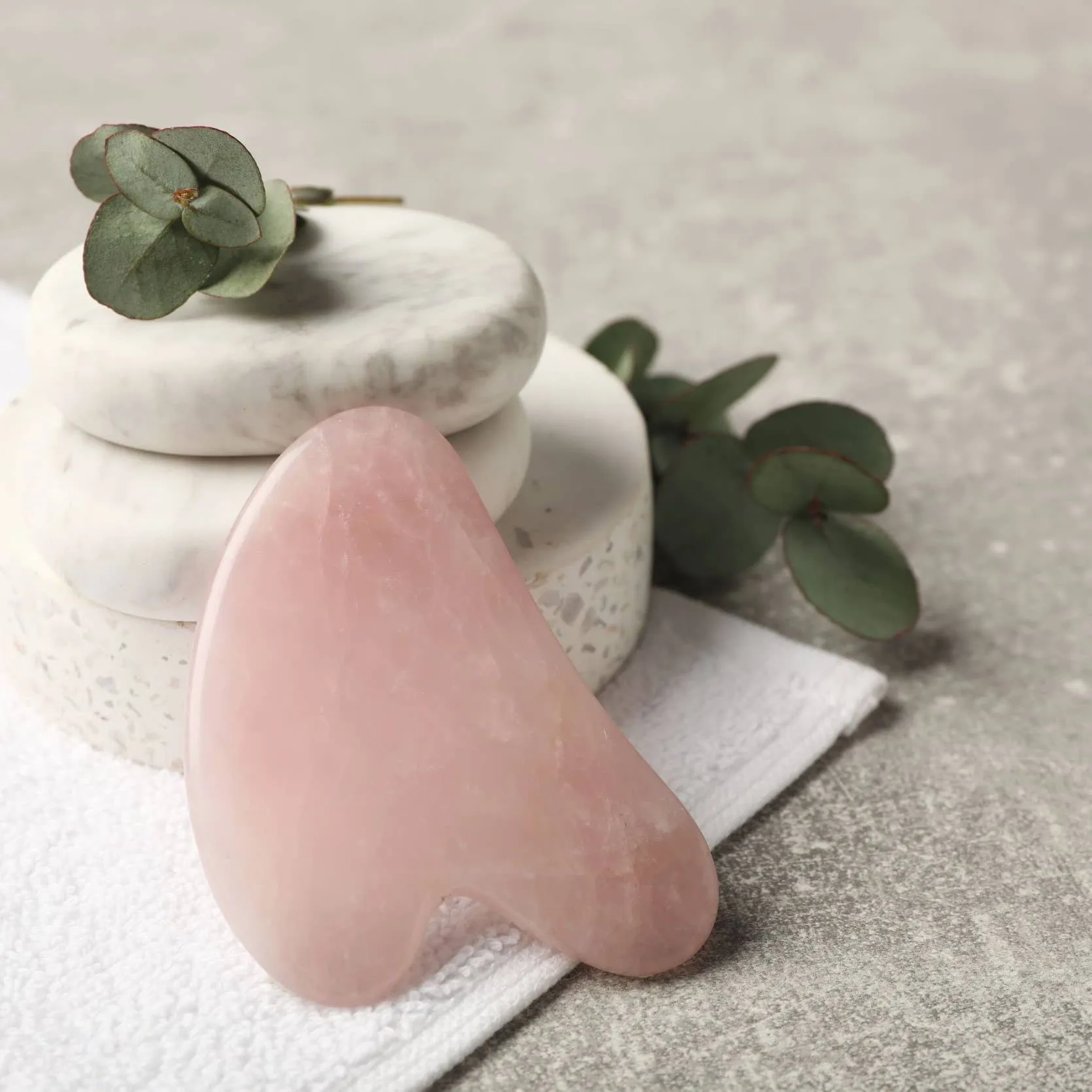 Gua Sha Set (Rose Quartz & Jade)