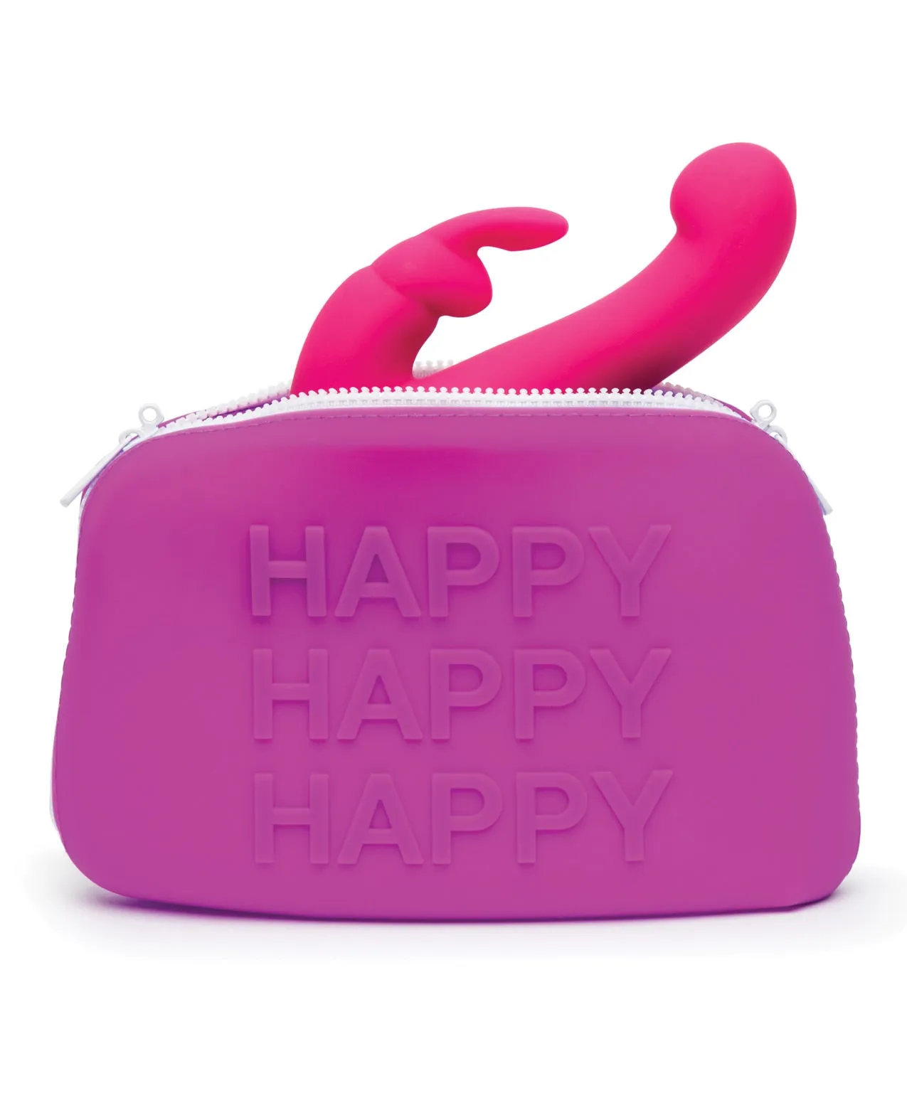 Happy Rabbit HAPPY Storage Zip Bag Large - Purple