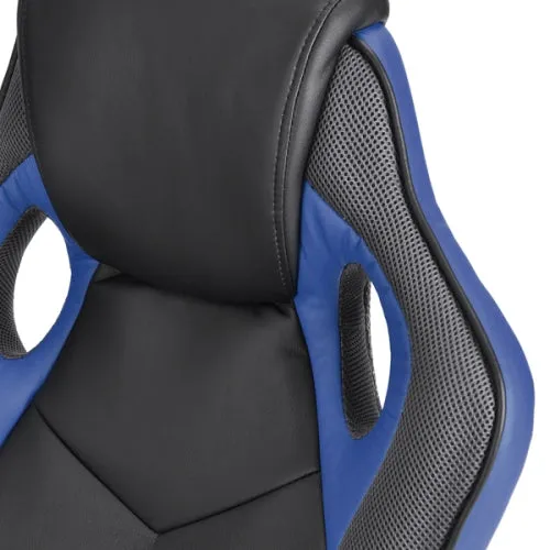 HAWK SERIES/ 4534 GAMING CHAIR (BLACK & BLUE)