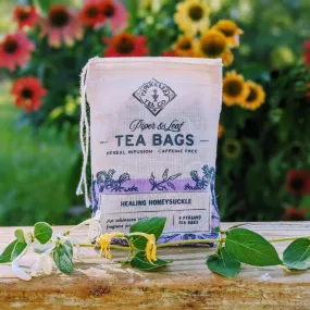 Healing Honeysuckle Muslin Bag Tea Sachets