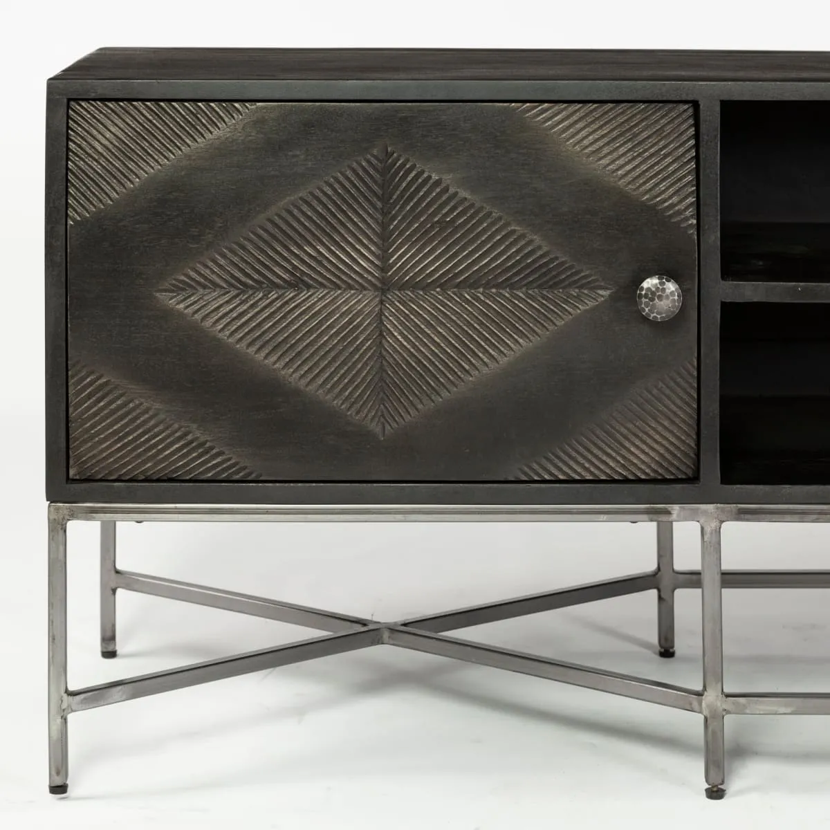 Hogarth Media Console Brown Wood