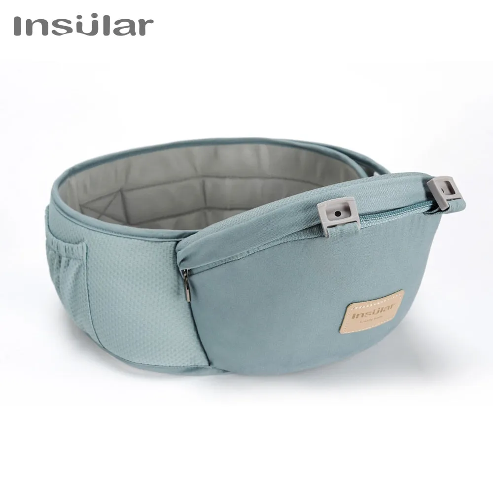 Insular Multifunctional Baby Carrier with Hip Seat Lumbar Support Waist Stool