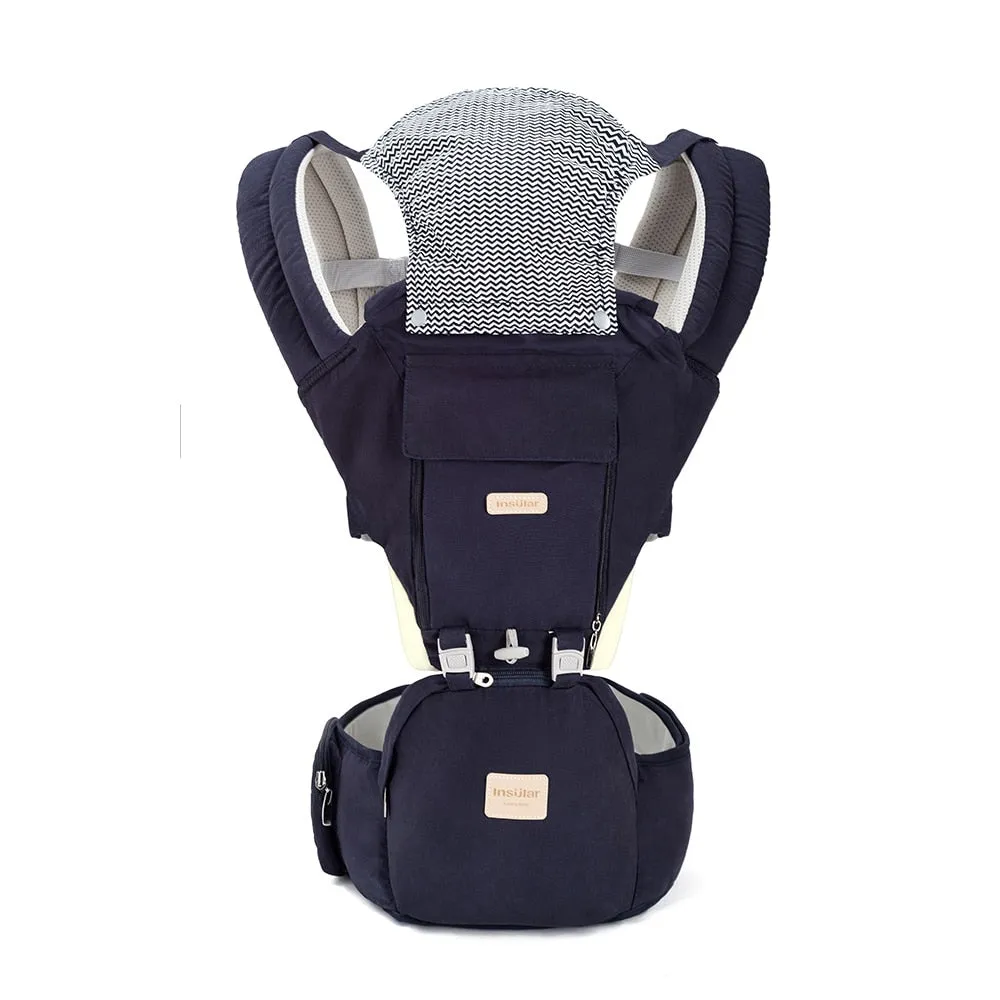 Insular Multifunctional Baby Carrier with Hip Seat Lumbar Support Waist Stool