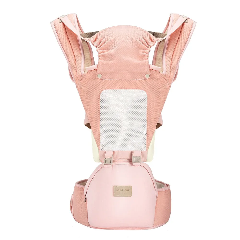 Insular Multifunctional Baby Carrier with Hip Seat Lumbar Support Waist Stool