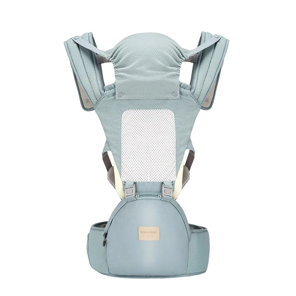 Insular Multifunctional Baby Carrier with Hip Seat Lumbar Support Waist Stool