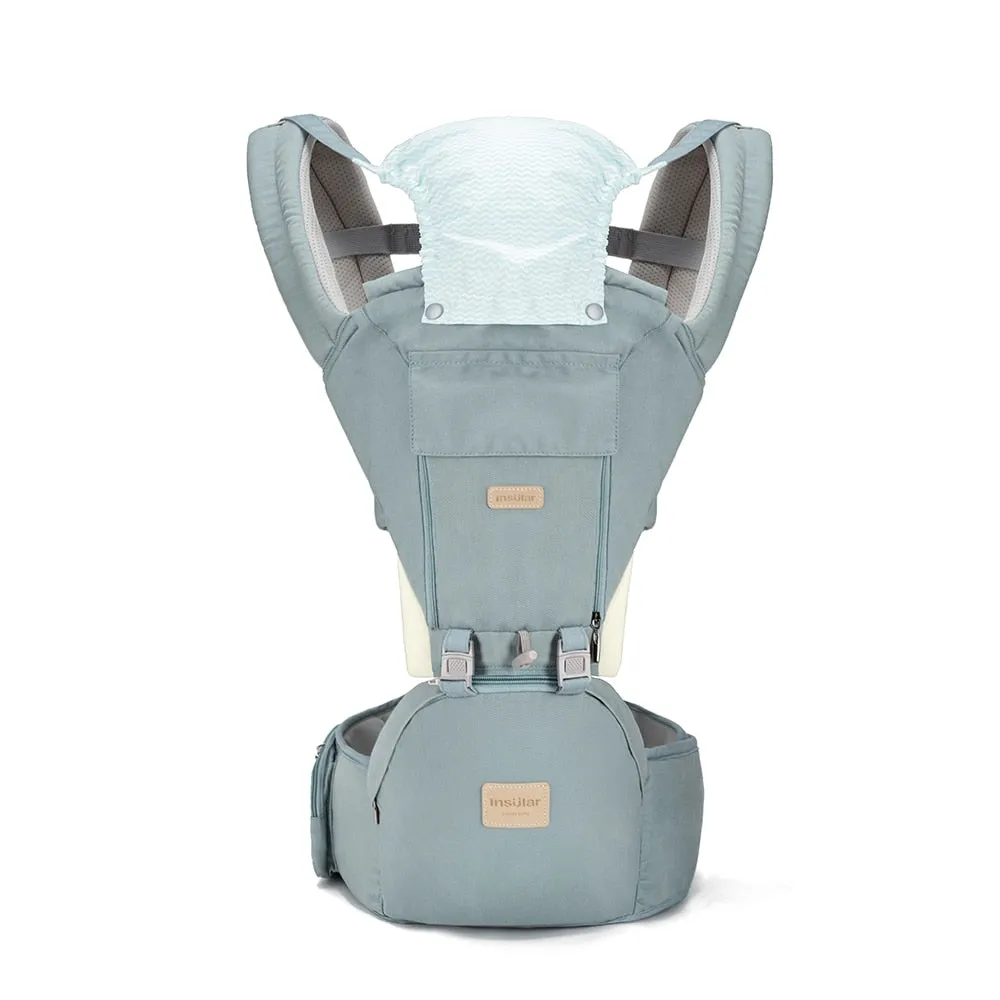 Insular Multifunctional Baby Carrier with Hip Seat Lumbar Support Waist Stool