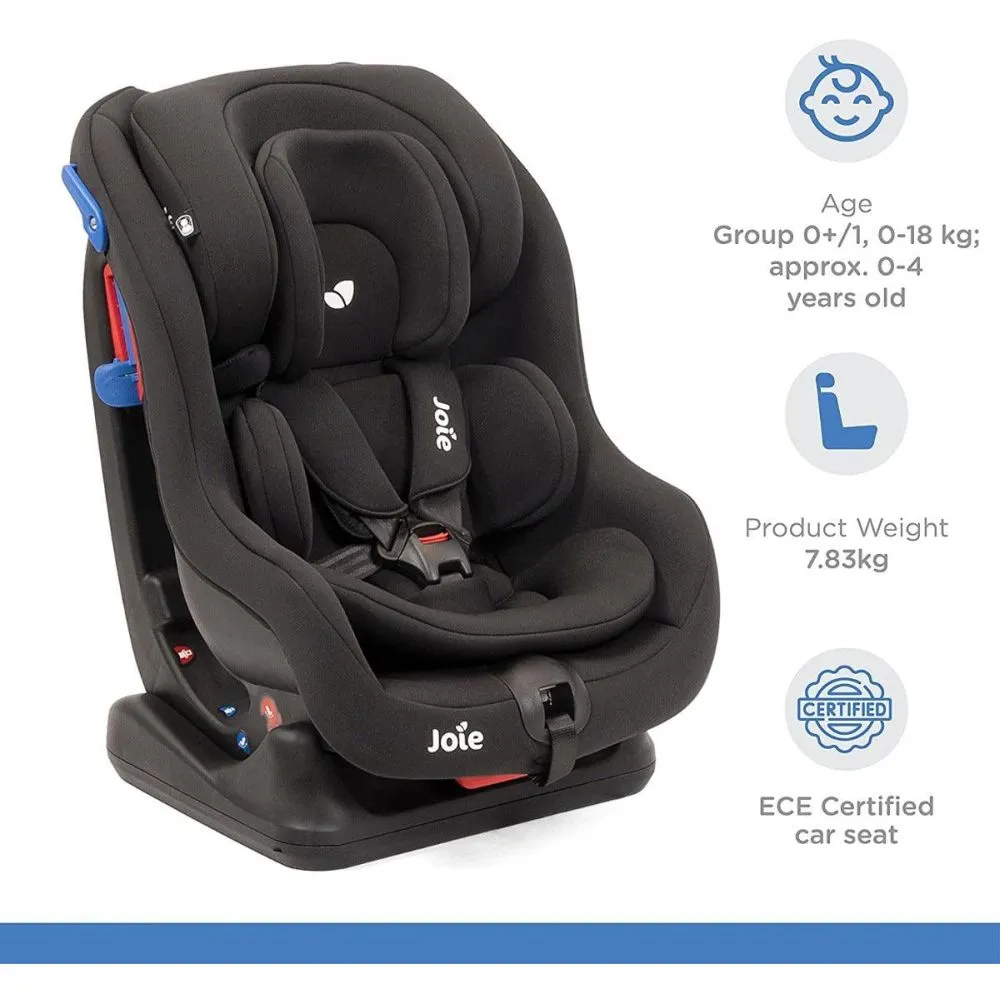 Joie Steadi Car Seat - Coal for Ages 0-4 Years