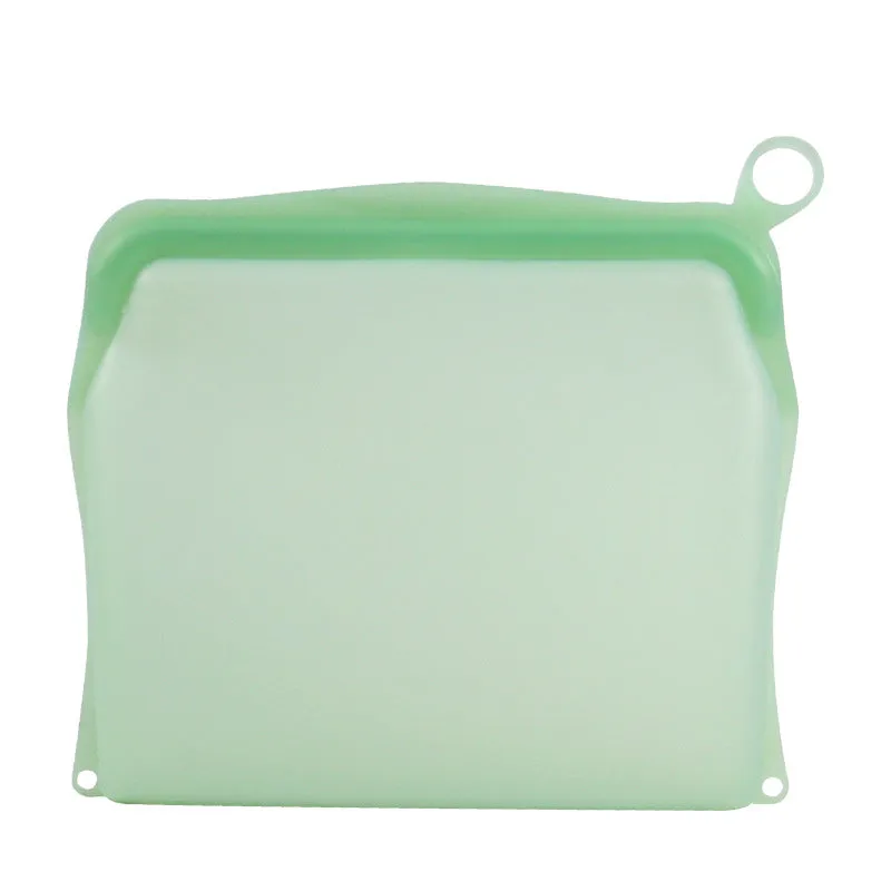 Kitchen Fruit And Vegetable Silicone Fresh-keeping Bag Thickened Food Daily Necessities Portable Self-sealing Storage Bag