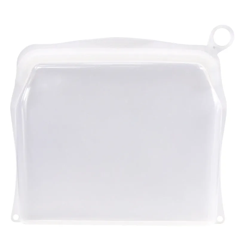 Kitchen Fruit And Vegetable Silicone Fresh-keeping Bag Thickened Food Daily Necessities Portable Self-sealing Storage Bag