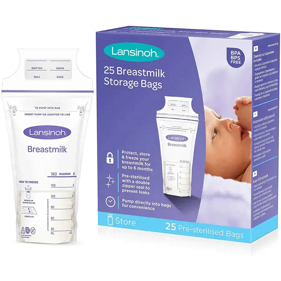 Lansinoh 25 Breastmilk Storage Bags