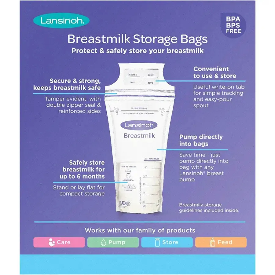 Lansinoh 25 Breastmilk Storage Bags