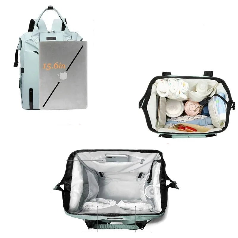 Large Capacity Mommy Baby Changing Diaper Bag