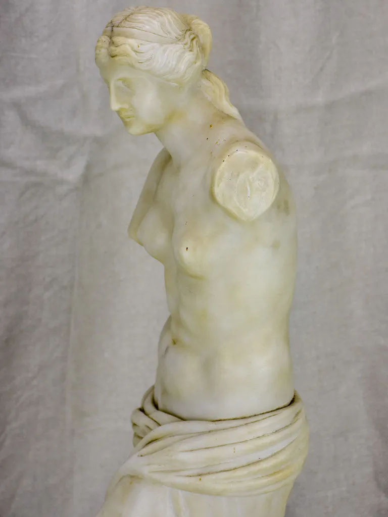 Late 19th Century marble statue of a draped woman