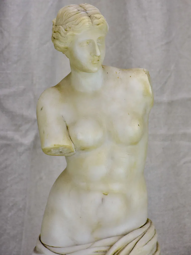 Late 19th Century marble statue of a draped woman