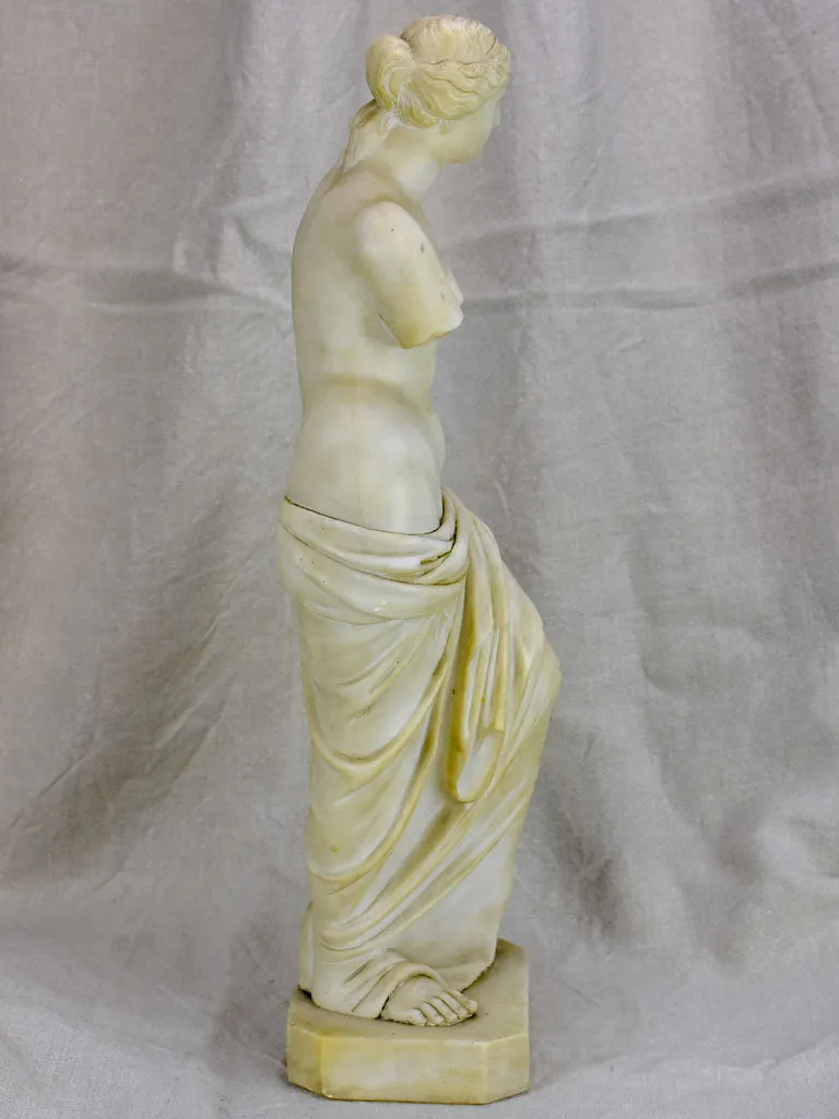 Late 19th Century marble statue of a draped woman