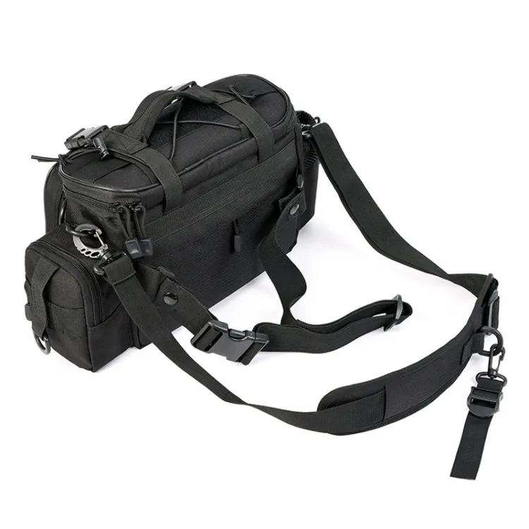 LEO 27852 Multifunctional Luya Bag Fishing Gear Shoulder Bag Outdoor Photography Bag(Black)