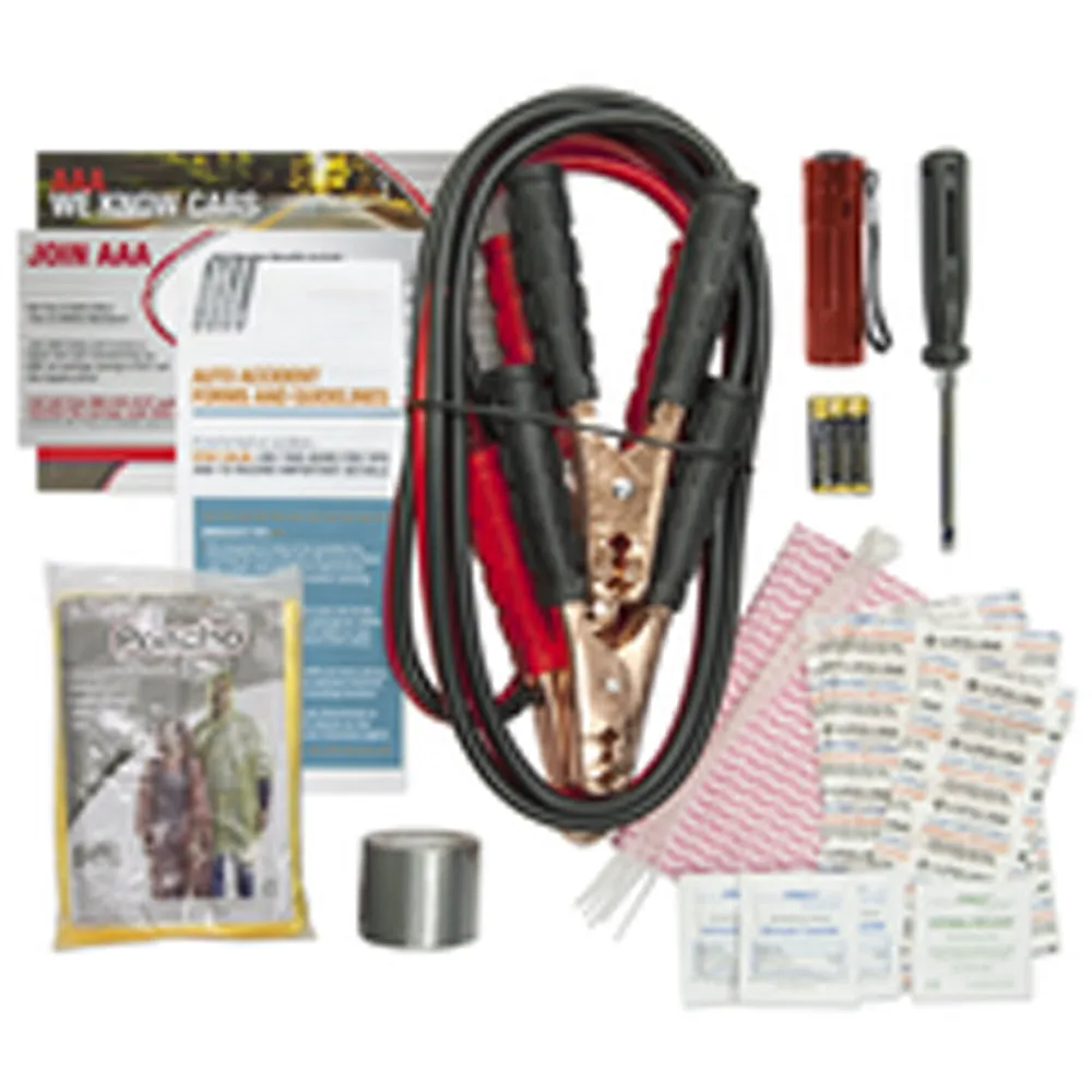 LIFELINE- AAA 42 Piece Emergency Road Assistance Kit