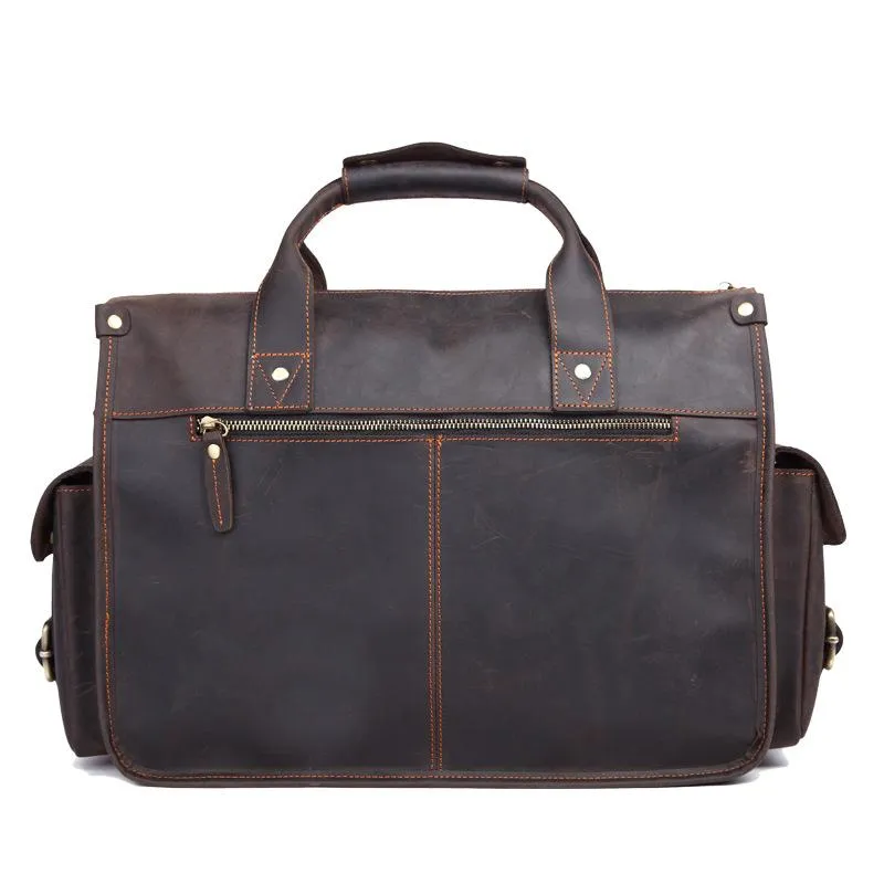 Men's business messenger bag 14 inch briefcase computer bag