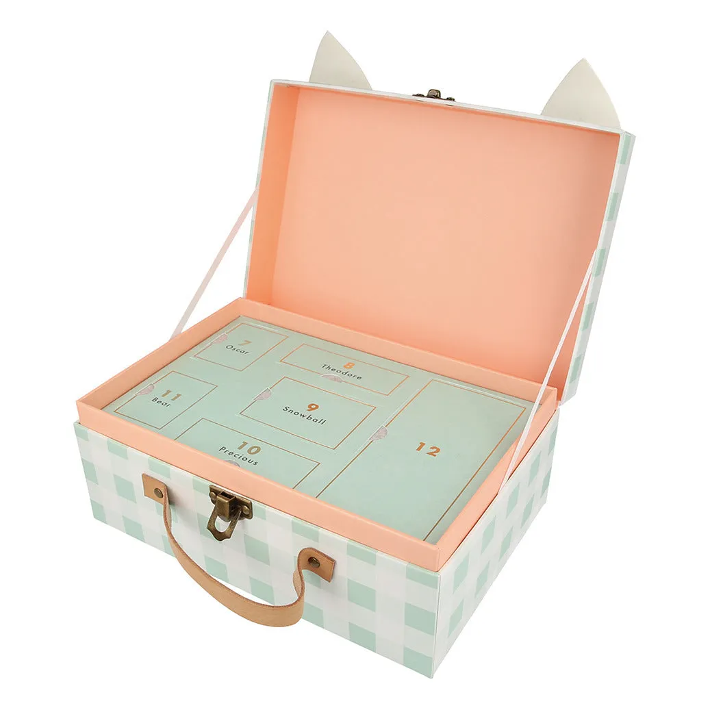 Meri Meri Cat Advent Calendar Suitcase