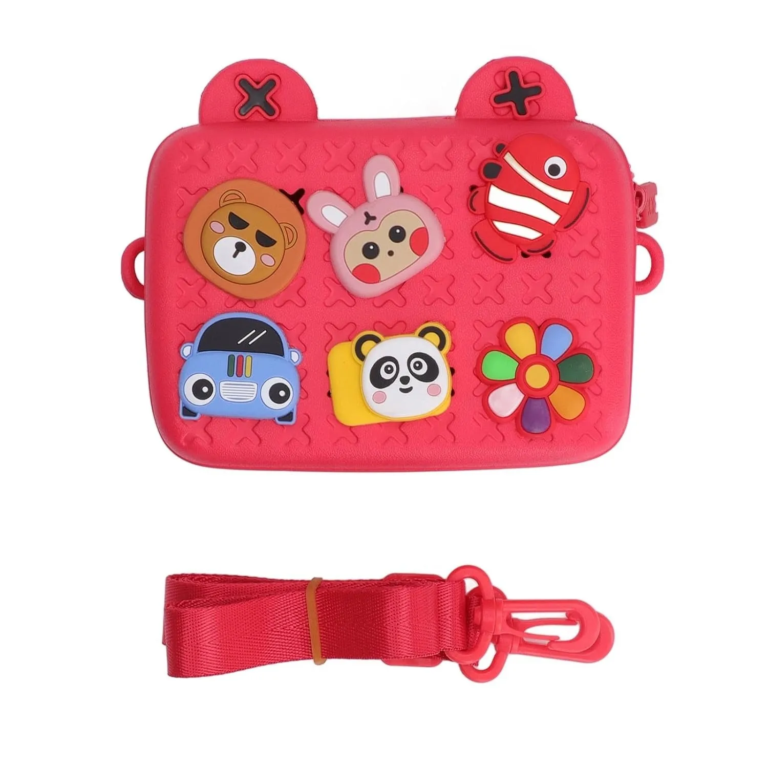 Mini Faces Cute Silicone Sling Bag.